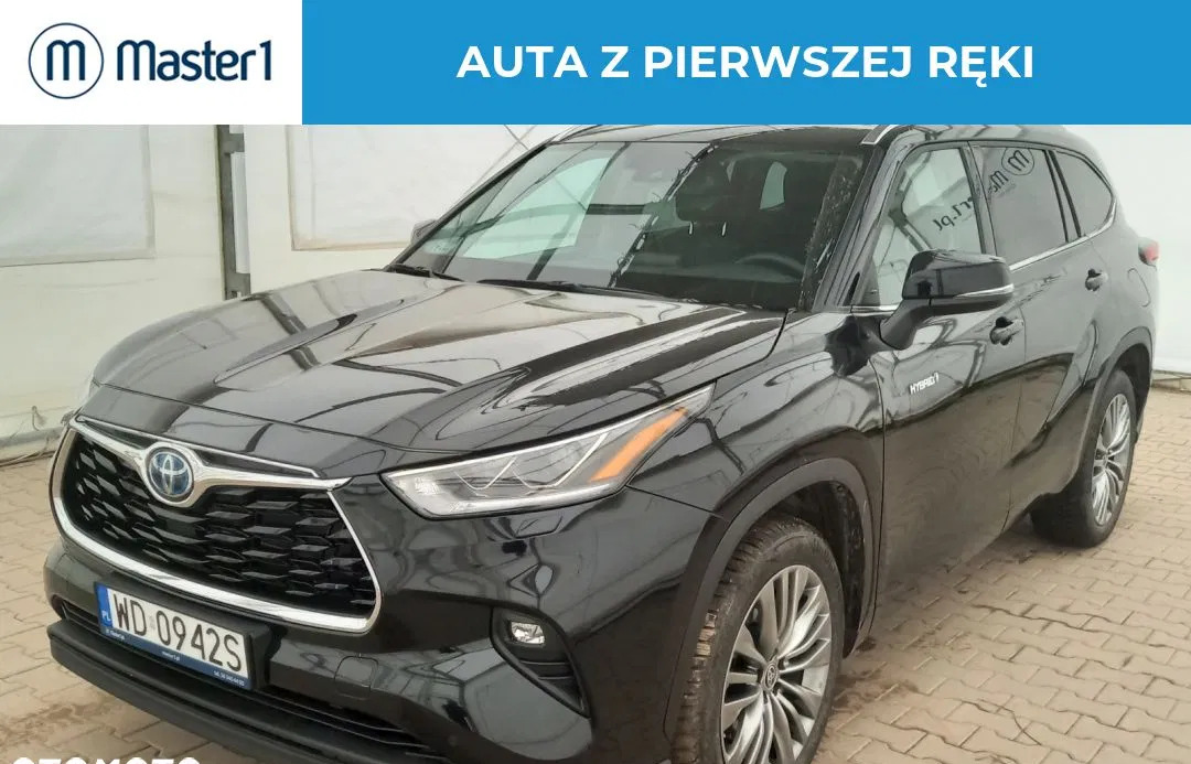 toyota highlander Toyota Highlander cena 217850 przebieg: 26852, rok produkcji 2021 z Czarna Woda